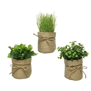 ARTIFICIAL POTTED HERBS ASSORTED